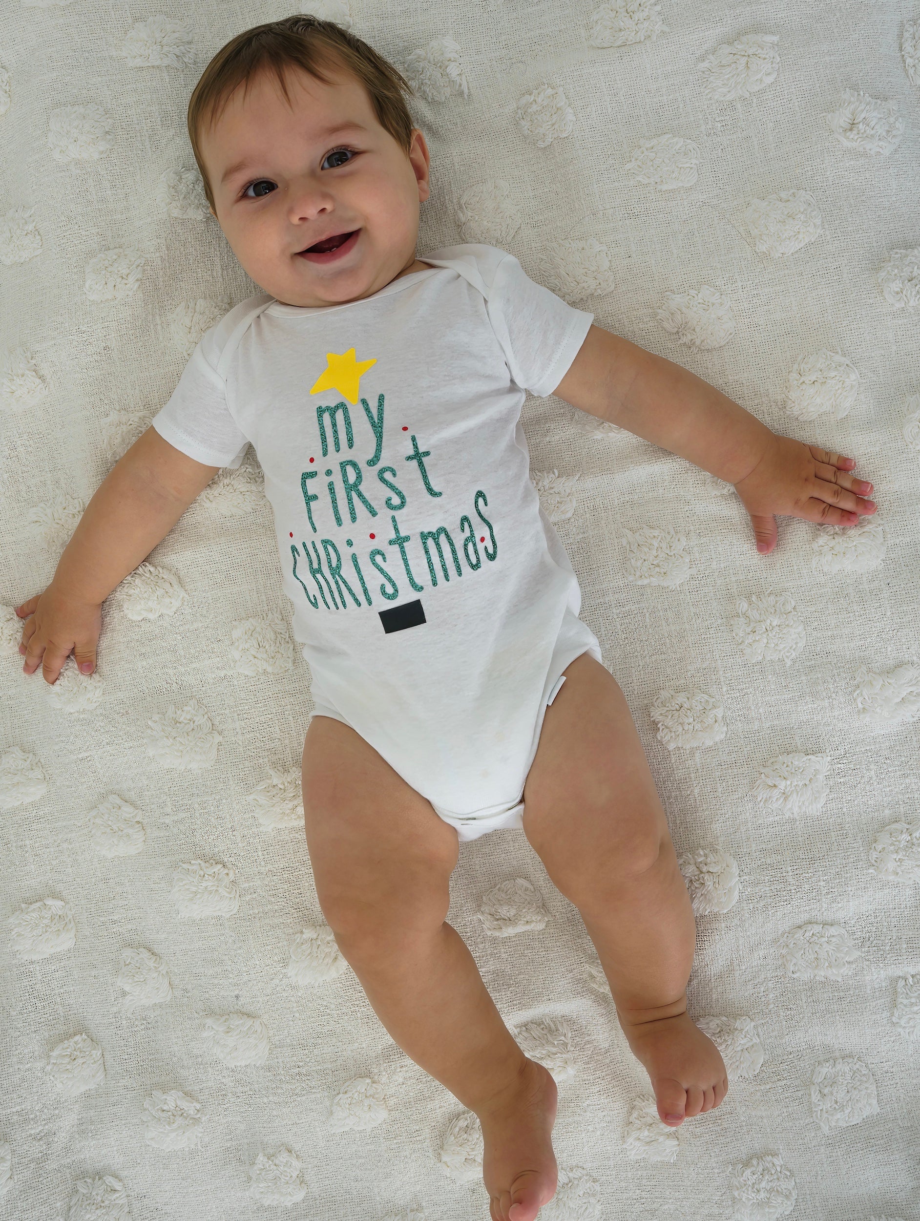 Baby's first christmas online onesie