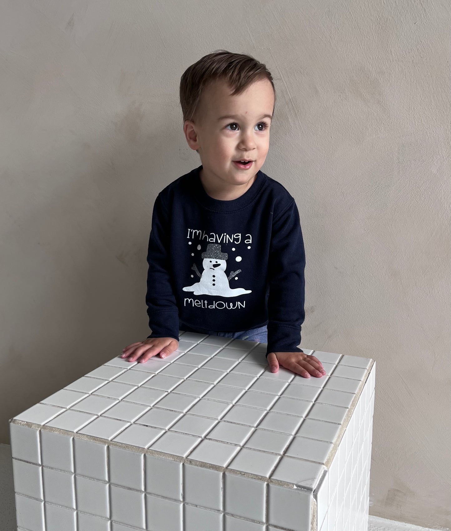 I'm Having a Meltdown Toddler Crewneck