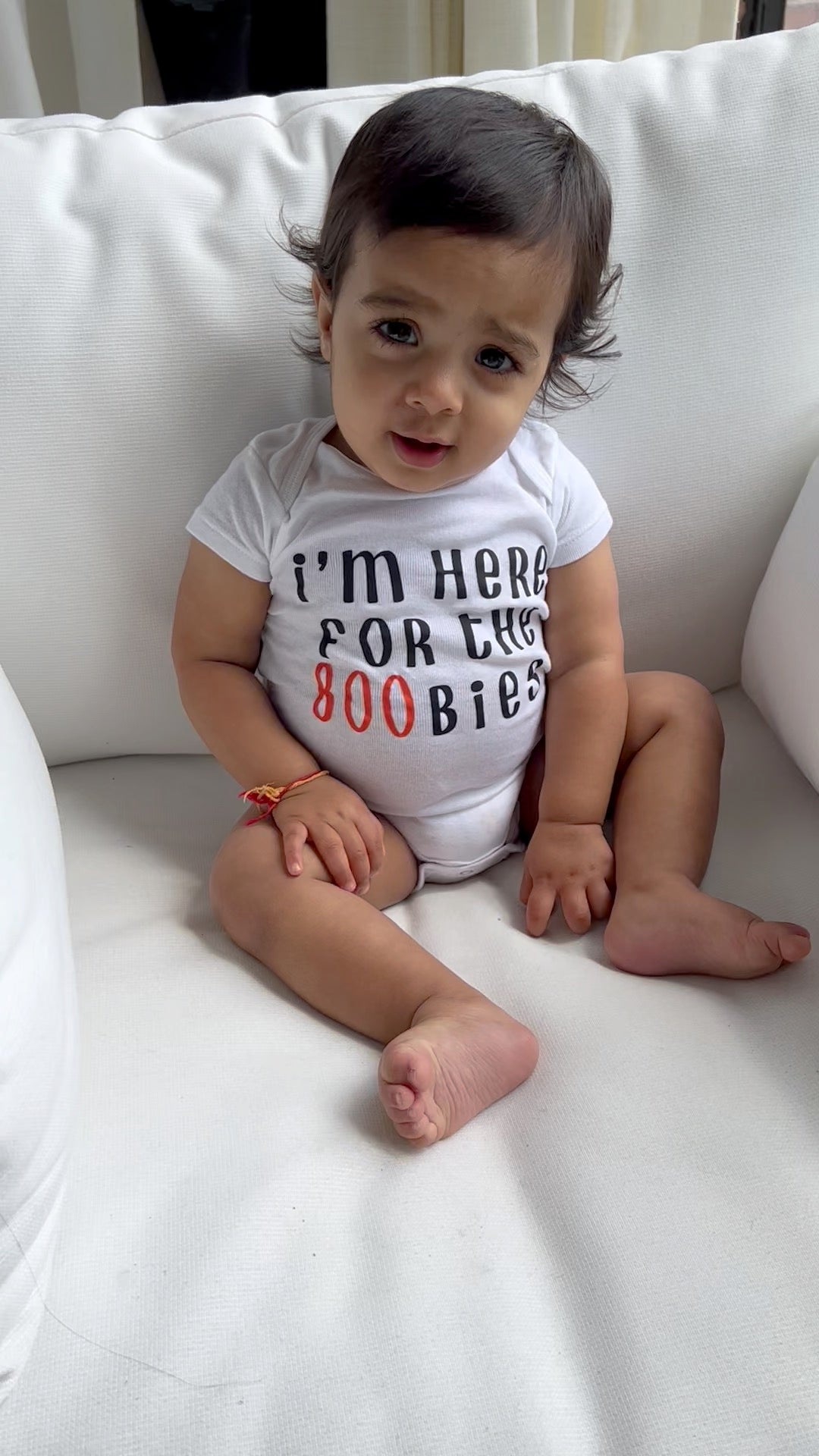 I’m Here For The Boobies Baby Onesie®