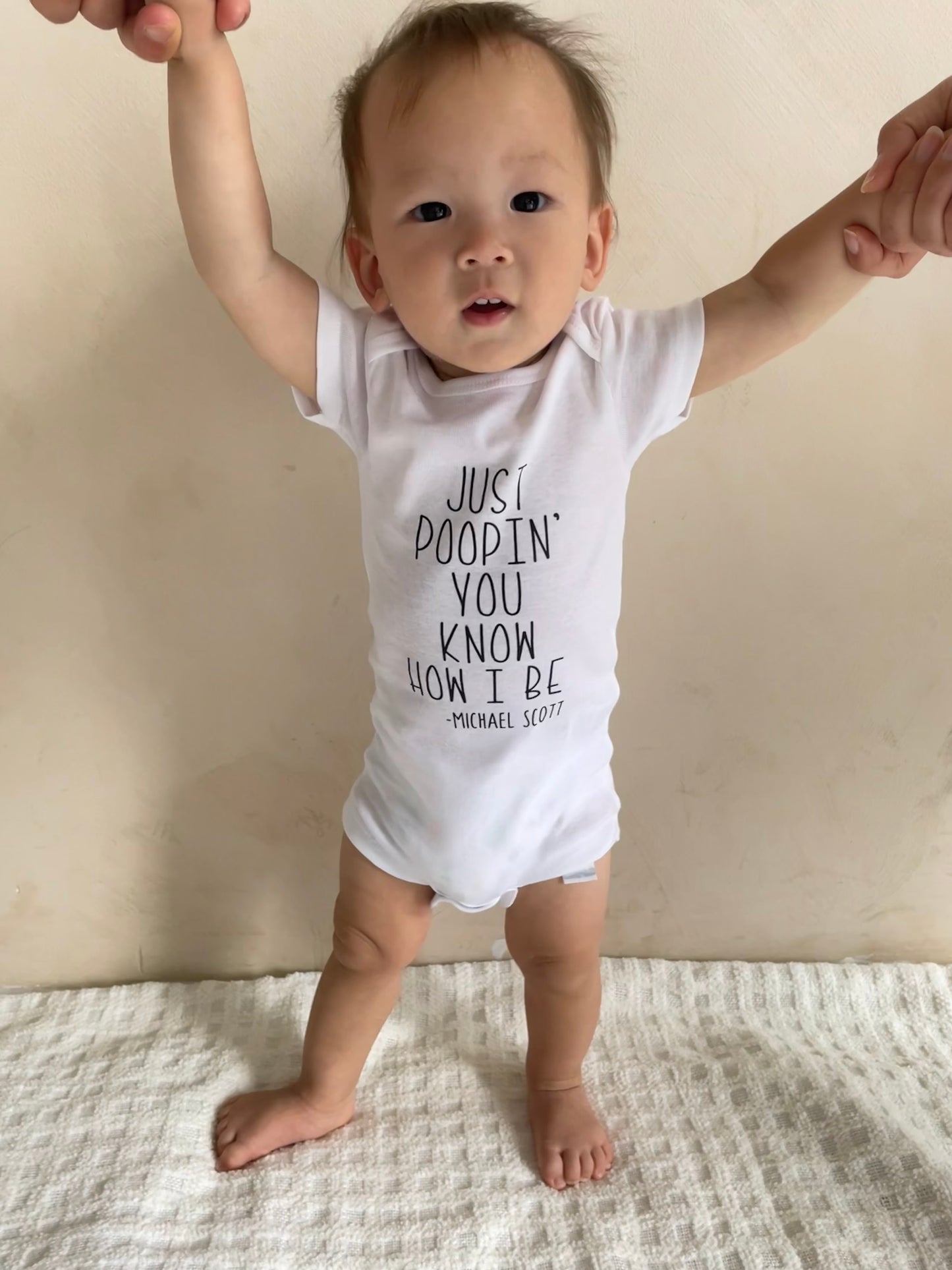 Just Poopin’ Office Inspired Baby Onesie®