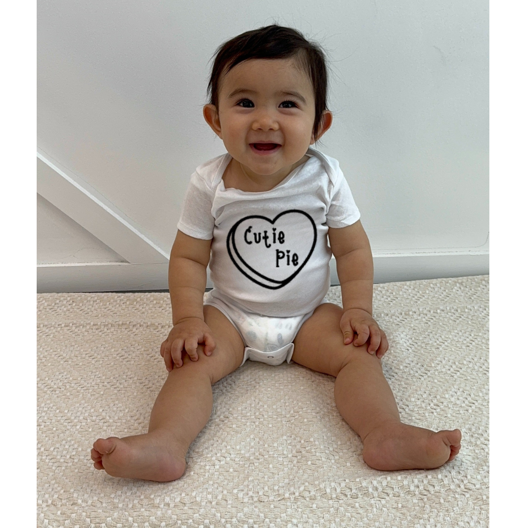 Cutie Pie Candy Heart Baby Onesie®