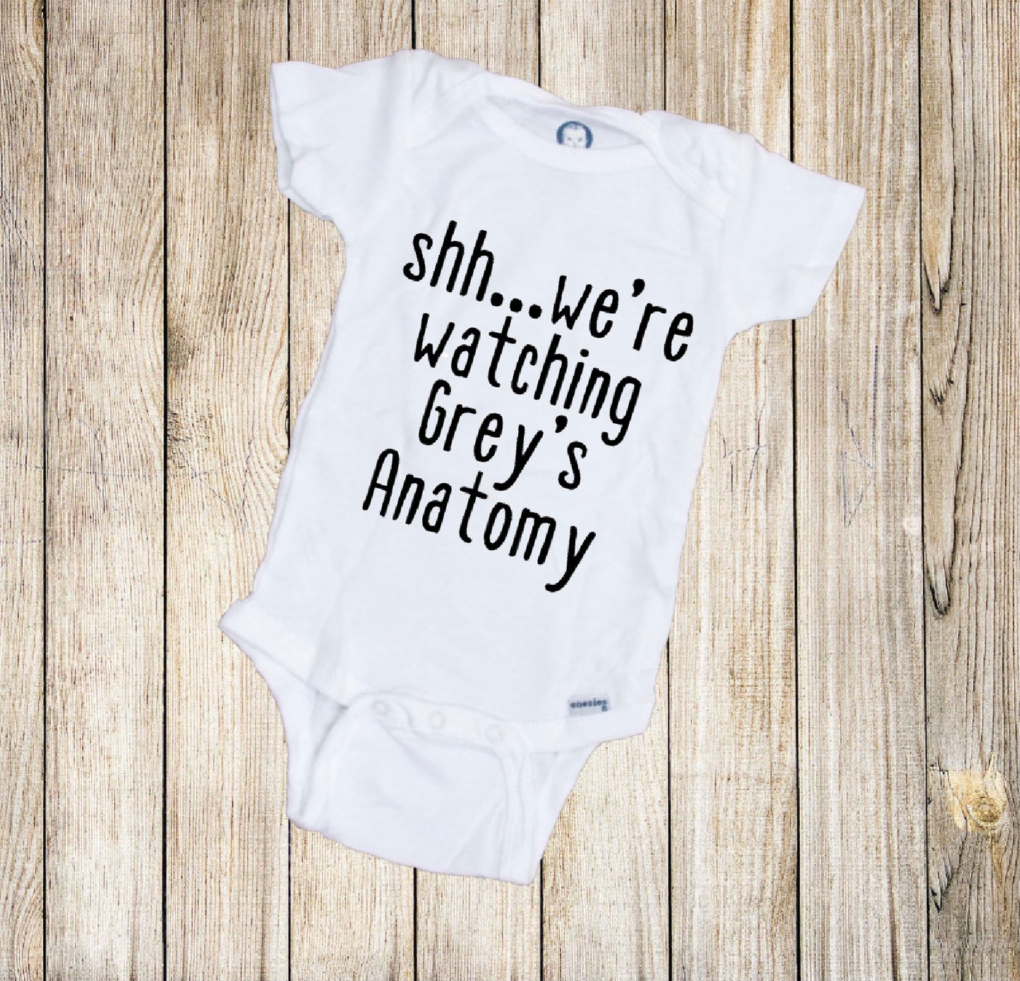 Shh…We’re Watching Grey’s Anatomy Baby Onesie®