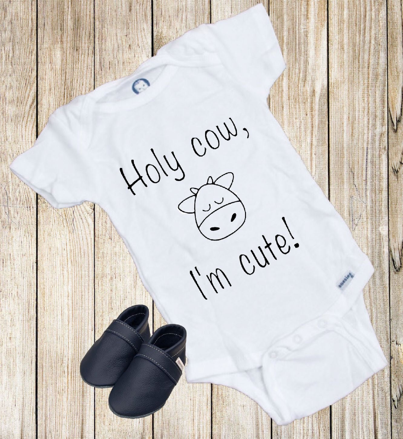Holy Cow, I'm Cute Baby Onesie®