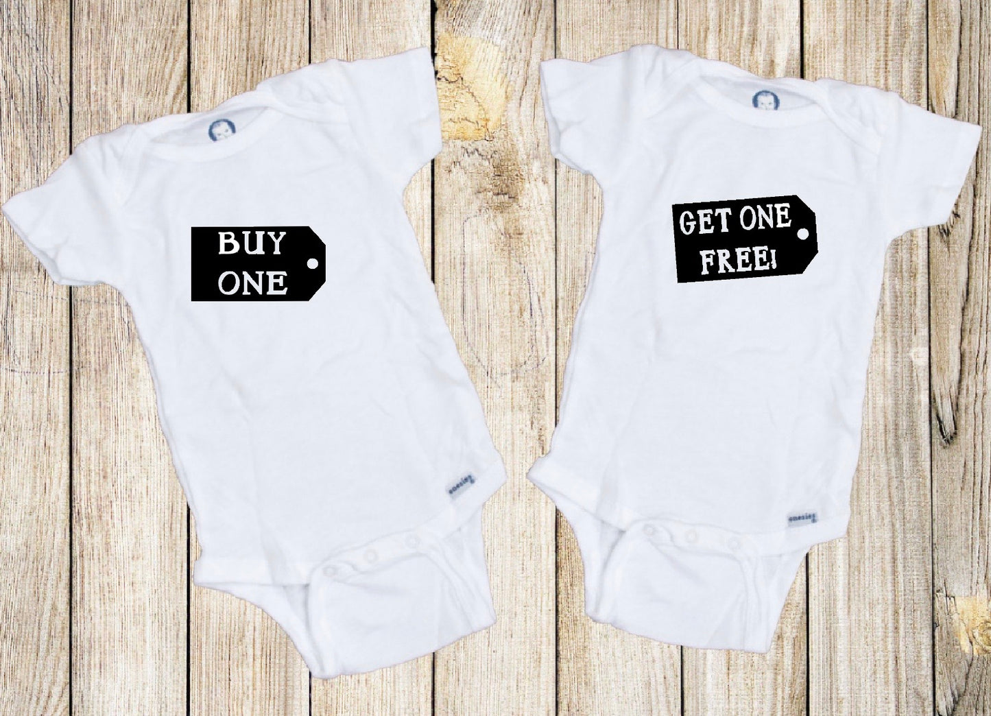 Buy One Get One Free Twin Baby Onesies®