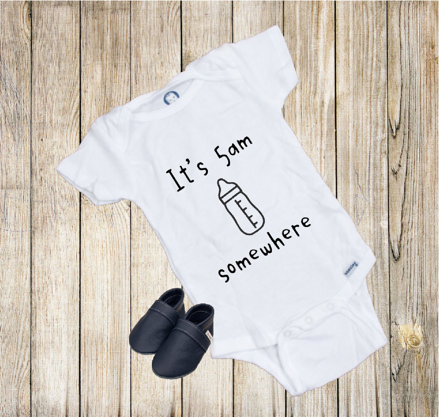 It's 5am Somewhere Baby Onesie®