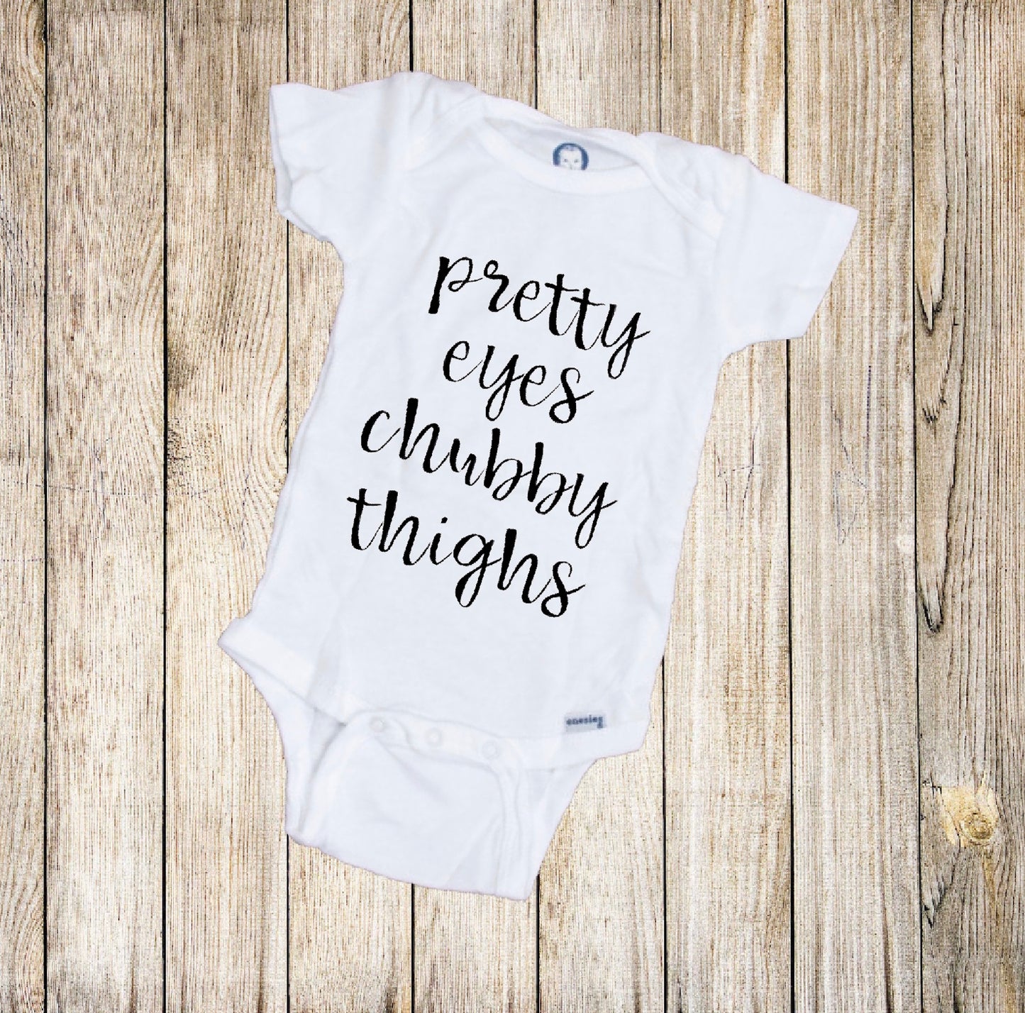 Pretty Eyes Chubby Thighs Baby Onesie®