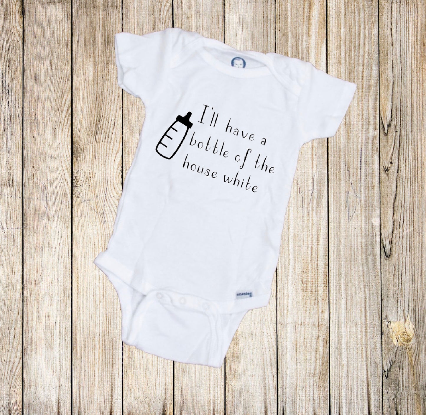 Bottle Of The House White Baby Onesie®