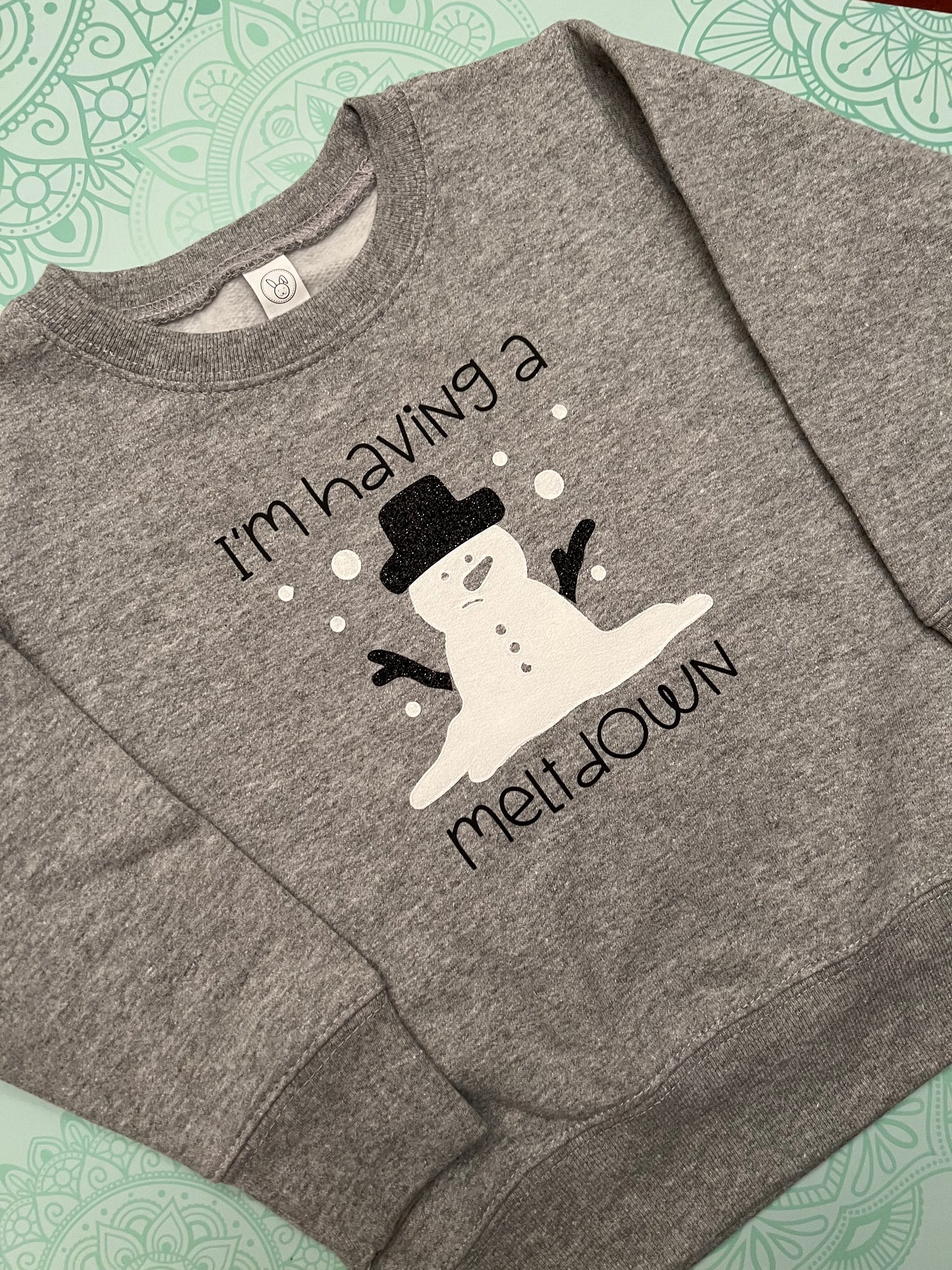 I'm Having a Meltdown Toddler Crewneck