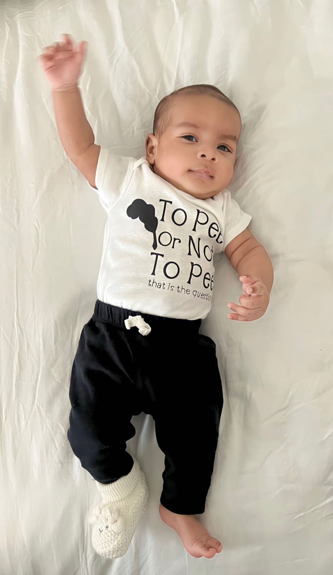 To Pee or Not To Pee Baby Onesie®