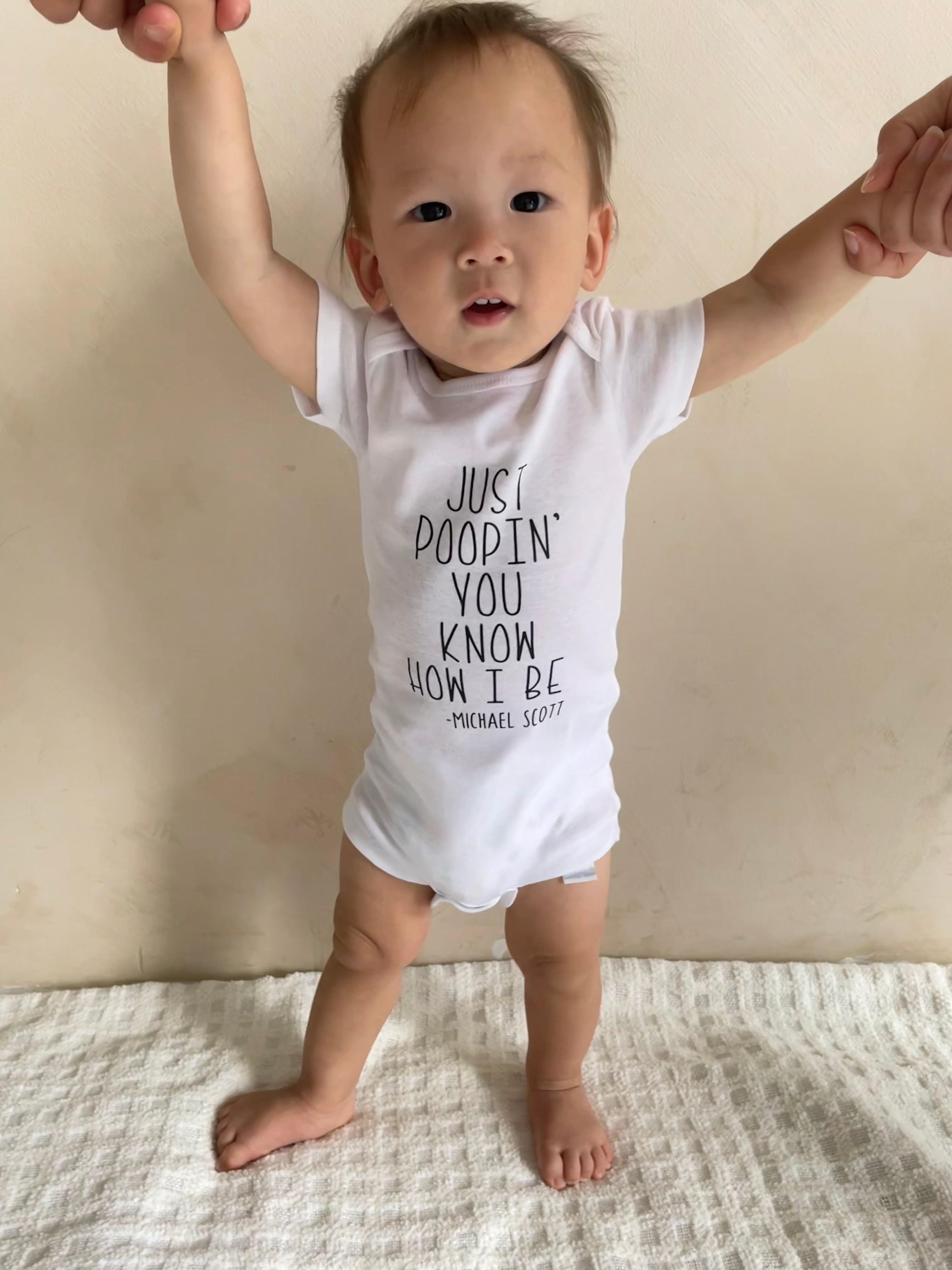 The office hot sale baby onesie