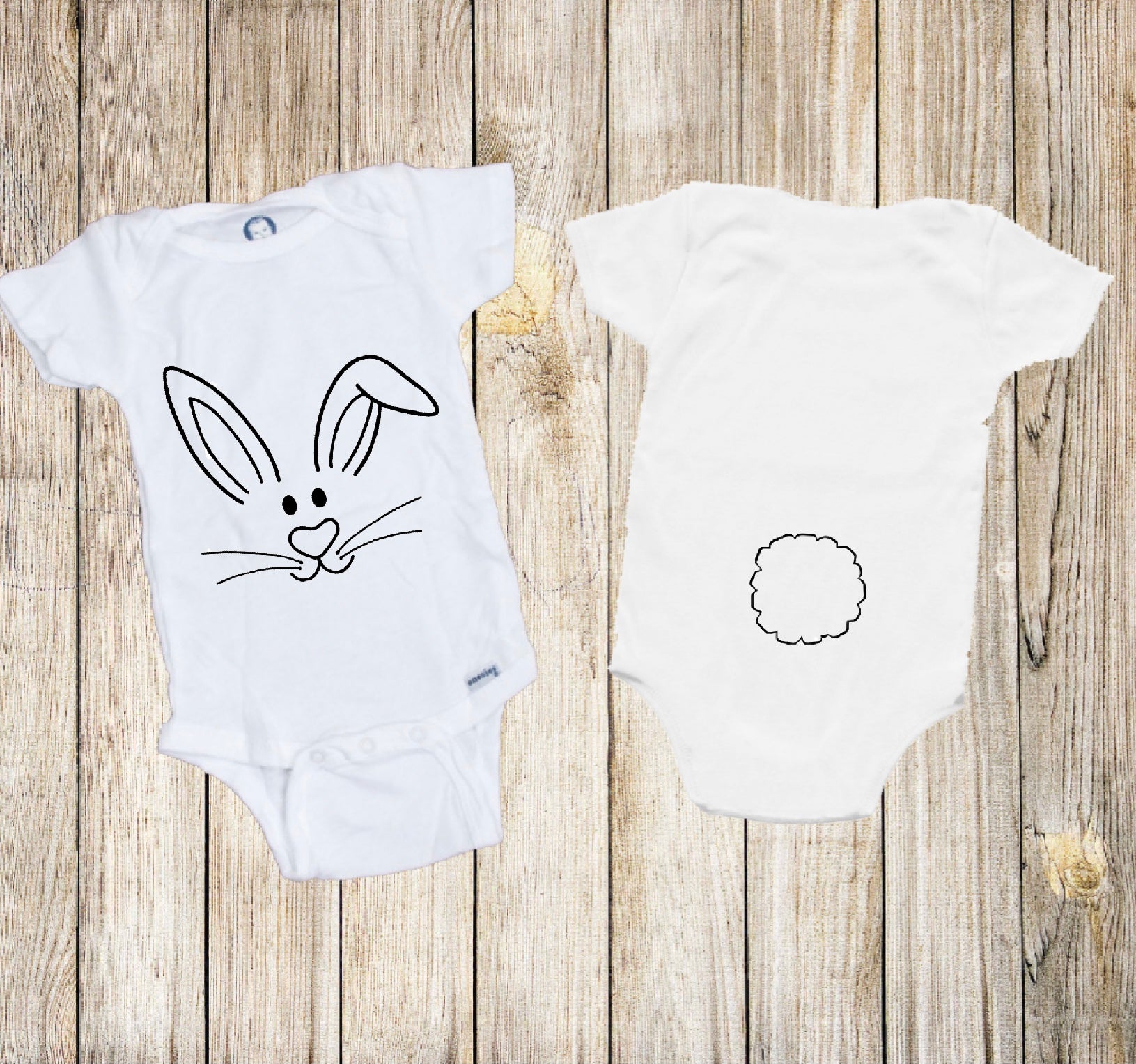 Bunny Baby Onesie Minis by Meg