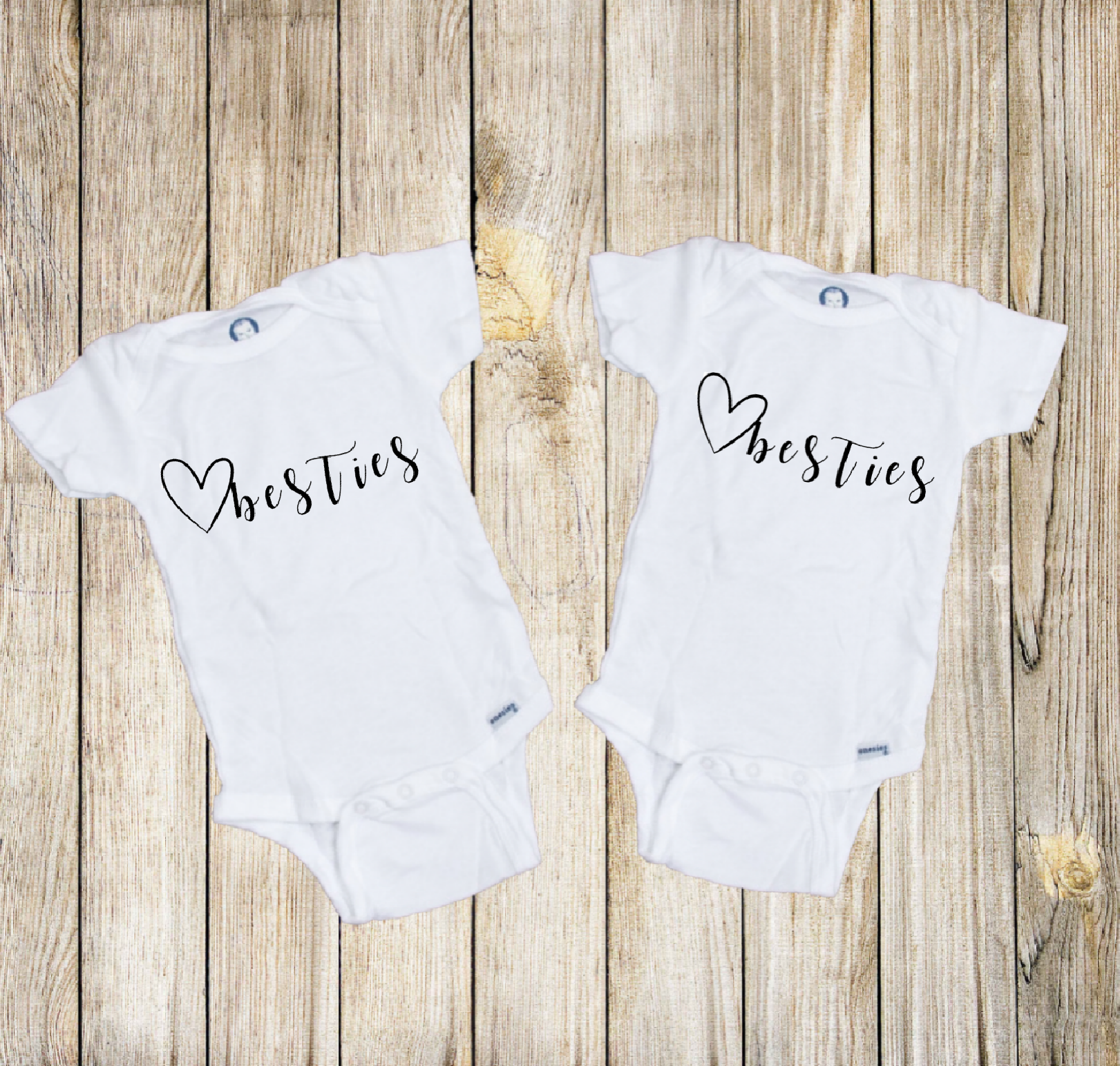 Twin 2024 baby onesies