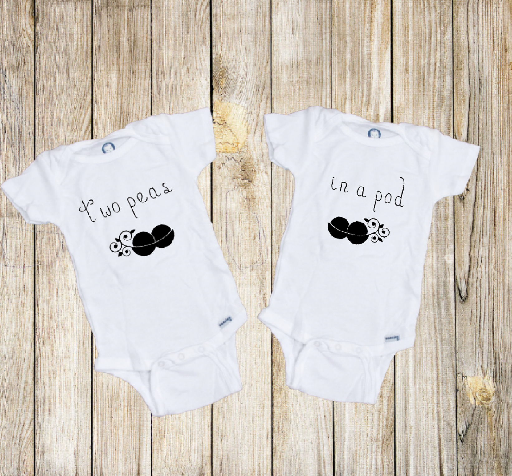 Twin baby onesies hot sale
